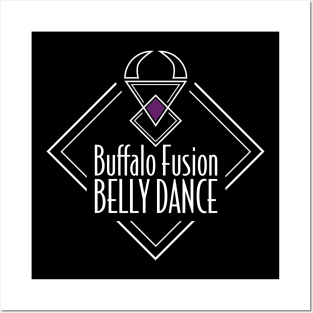 Buffalo Fusion Belly Dance White and Color Logo Posters and Art